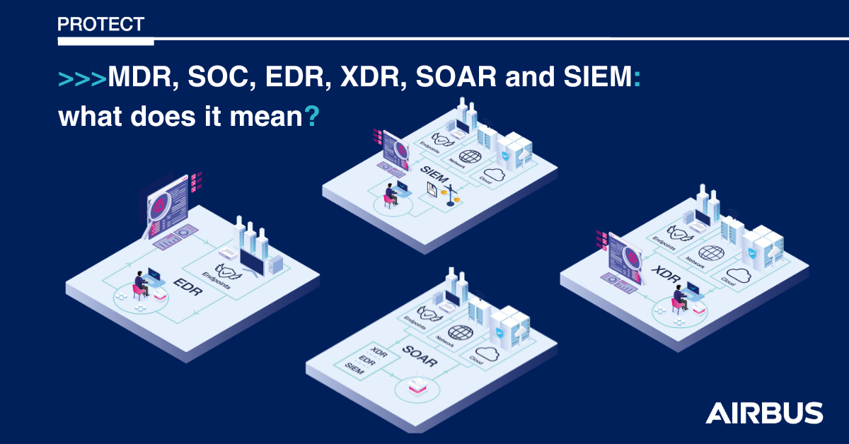 MDR, SOC, EDR, XDR, SOAR And SIEM - What Does It Mean?